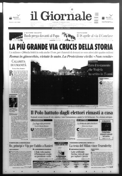 Il giornale : quotidiano del mattino